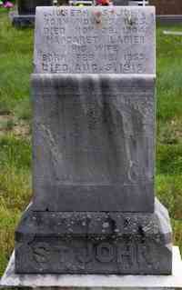Joseph ST. JOHN - Grave