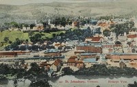 St Johnsbury, Vermont, USA - Birdseye View