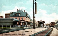 St Johnsbury, Vermont, USA - B. & M. Station