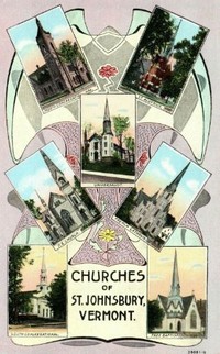 St Johnsbury, Vermont, USA - Churches of St. Johnsbury, Vermont