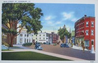 St Johnsbury, Vermont, USA - Main Street, 1943