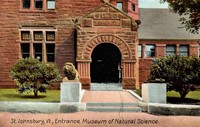 St Johnsbury, Vermont, USA - Entrance Museum of Natural Science