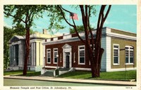 St Johnsbury, Vermont, USA - Masonic Temple and Post Office