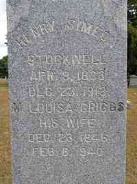 Henry Simeon STOCKWELL - Grave