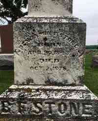 Benjamin F STONE - Grave