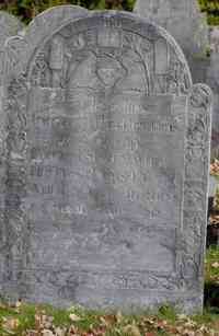 Samuel STONE - Grave Memento mori I say unto all watch Here lies Interred the Remains of Capt. Samuel Stone, who Departed this Life April 5th 1769. In