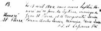 Honore SAINT-PIERRE - Baptism