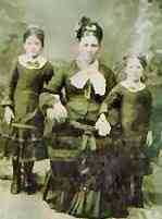 Philomene ST PIERRE - photo of Philomene and her daughters, Alice (right) and Marilda (left)