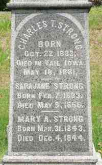 Sarah Jane STRONG - Grave