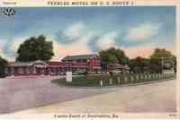 Swainsboro, Georgia, USA - Peebles Motel on U.S. Route 1