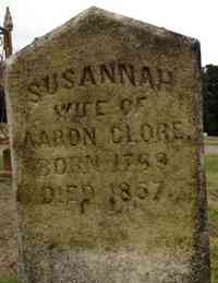 Susannah SWINDLE - Grave