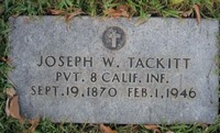 Joseph William TACKITT - Grave