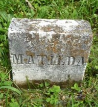 Matilda TARIEL (TARIO) - Grave