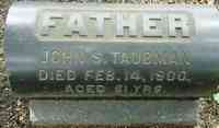 John TAUBMAN - Grave