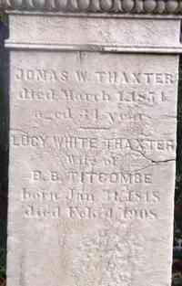 Jonas W. THAXTER - Grave