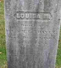 Louisa M. THAYER - Grave