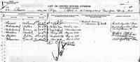 Wilhelmina PALME - Passenger List for S.S. Mexico sailing from Nipe, April 18?, 1915 and arriving in New York, April 23, 1915. Wilhemina, Emma, and Emmas husband, Arthu