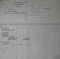 Charles Hoyt THEINERT - Cemetery Invoice