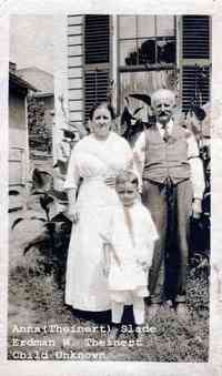 Wilhelm August Erdman THEINERT - Anna Theinert Slade, Erdman W. Theinert, Mario Borras (child)