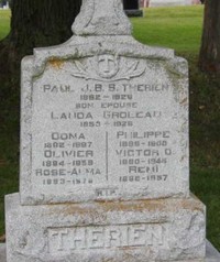 Lauda-Leda-Lydia GROLEAU - Grave