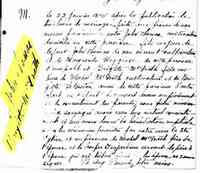 John (Jean) THOMAS - 1815 Marriage Tracadie, New Brunswick