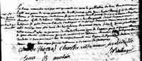 Jean-Charles THOMAS dit BIGAOUETTE - 1741 marriage