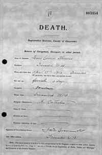 Marie Louise THOMAS - 1903 death