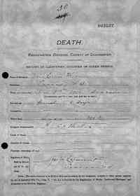 Marie Louise THOMAS - 1904 death