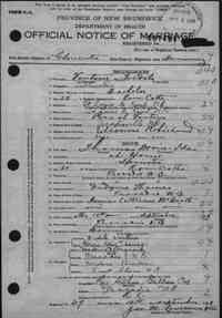 Marie Ida THOMAS - 1928 marriage