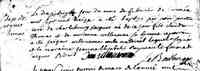 Jacques THOMAS dit BIGAOUETTE - Baptism