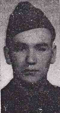 Joseph Gilbert THOMAS - 1943 photo from newspaper (unknown) Thanks to Deb Thomas Sheldon