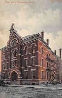 Thomaston, Connecticut, USA - Town Hall, 1909