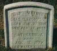 Charles Blancher THOMPSON - Grave
