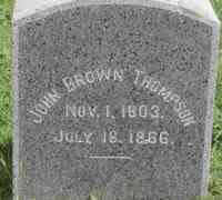 John Brown THOMPSON - Grave