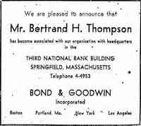 Bertrand Henry THOMPSON - The Springfield Sunday Union and Republican Springfield, Massachusetts June 29, 1941 Is this him?
