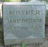 Jane THORNTON - Grave