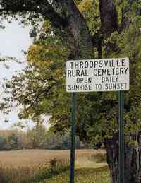 Throop, New York, USA - Throop, New York, USA - Throopsville Rural Cemetery