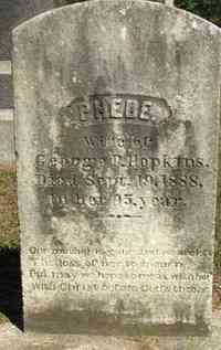 Phebe TILLINGHAST - Grave