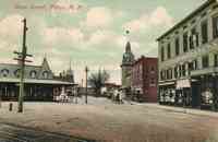 Tilton, New Hampshire, USA - Main Street, 1909
