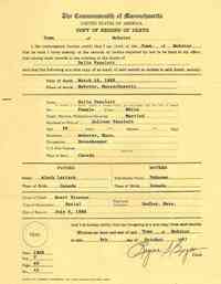 Domitille "Delia" TIRIAC - Death