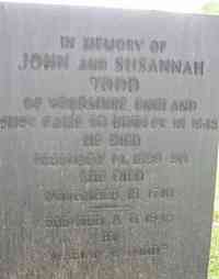 John TODD - Memorial