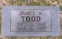 James W TODD - Grave