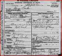 George TOMKO - 1913 Death, Dudley, Massachusetts Source: Massachusetts, Death Records, 1841-1915