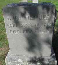 John TOURJEE - Grave