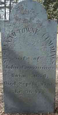 Susannah TOWNE - Grave