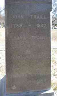 John TRAILL - Grave