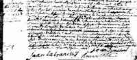Augustin TREMBLAY - 1741 marriage