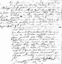 Marie-Josephe LAFOREST dite LABRANCHE - 1785 marriage