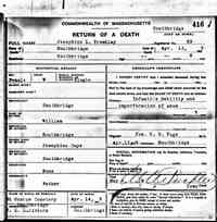 Josephine Lilian TREMBLAY - Death