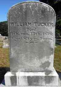 William TUCKER - Grave
